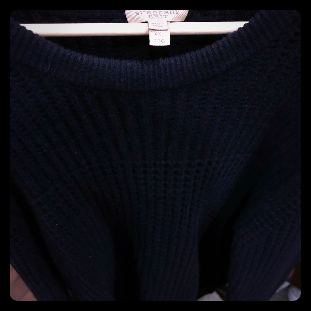 Burberry Cable knit cashmere sweater